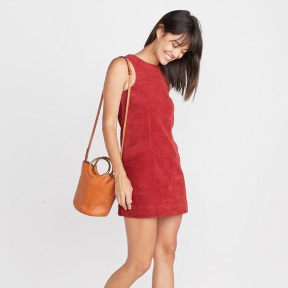 Marine Layer Dresses & Skirts - Marine Layer Red Courdoroy Dress • M